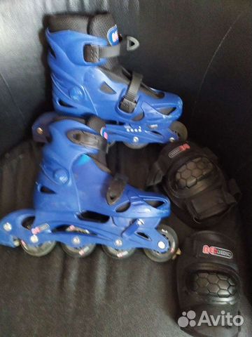 Ролики раздвижные Rea Action 33-36, защита