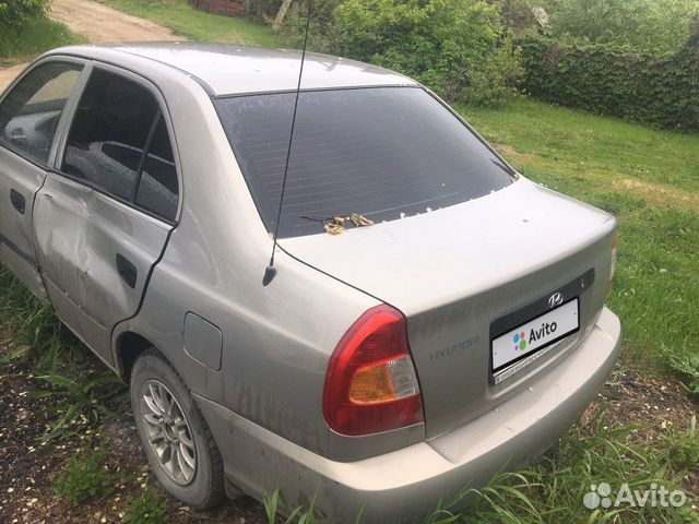 Hyundai Accent 1.6 МТ, 2008, битый, 222 111 км