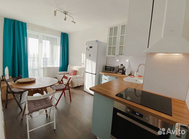

1-к. квартира, 34 м², 2 кровати