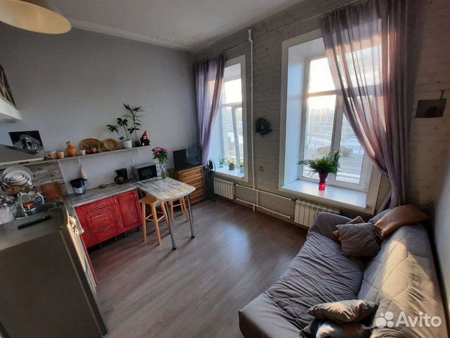 

Квартира-студия, 24 м², 2 кровати