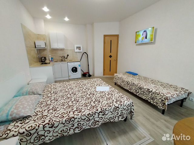 

Квартира-студия, 25 м², 2 кровати