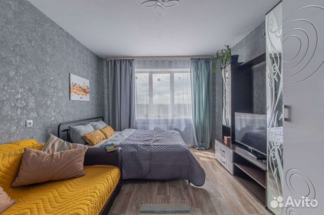 

1-к. квартира, 37 м², 3 кровати