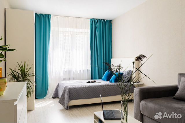 

1-к. квартира, 42 м², 2 кровати