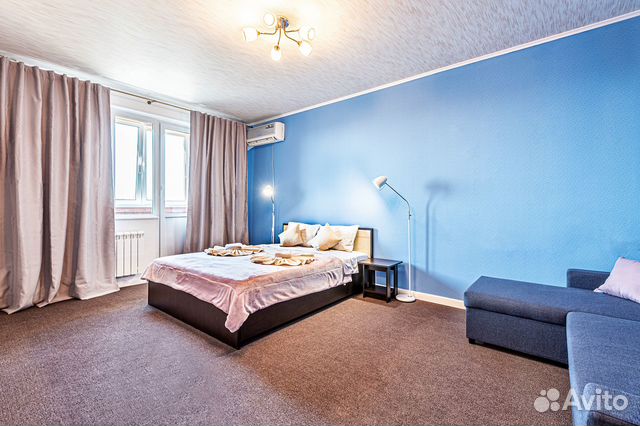 

1-к. квартира, 38 м², 2 кровати