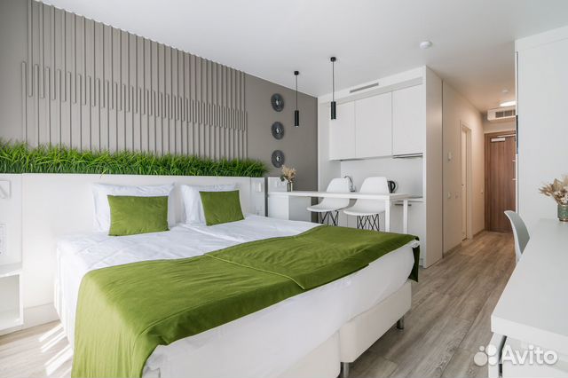 

Квартира-студия в апарт-отеле, 23,4 м², 1 кровать