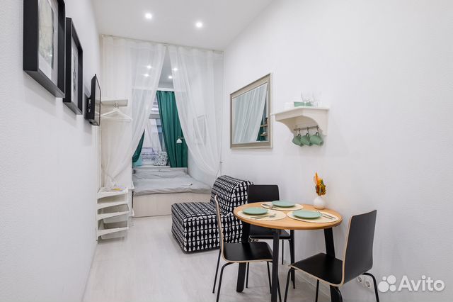 

Квартира-студия, 20 м², 2 кровати