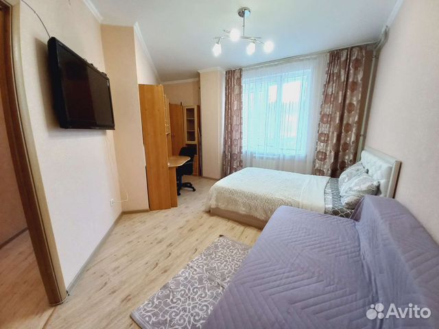 

1-к. квартира, 40 м², 2 кровати
