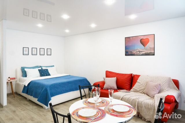 

Квартира-студия, 33 м², 2 кровати