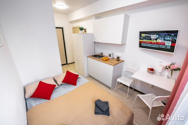 

Квартира-студия, 12 м², 1 кровать