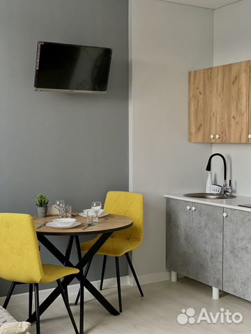 

Квартира-студия, 35 м², 2 кровати