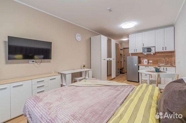 

Квартира-студия, 25 м², 2 кровати