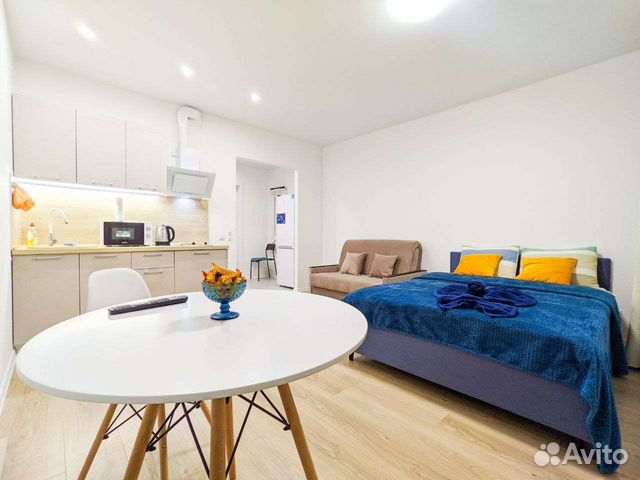 

Квартира-студия, 23 м², 2 кровати