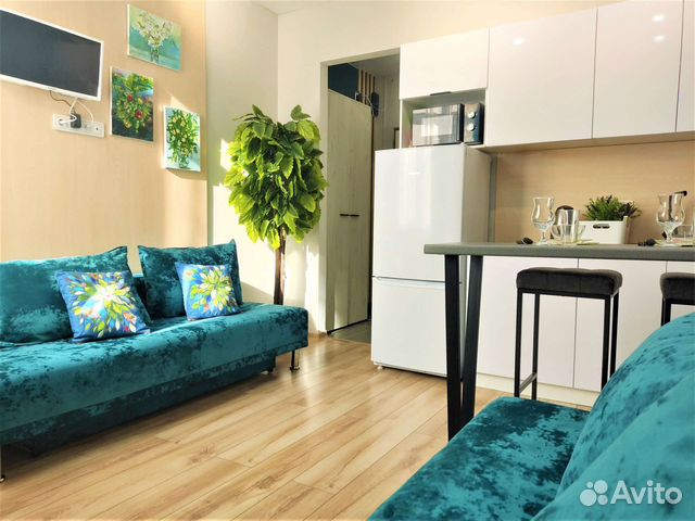 

Квартира-студия, 18 м², 2 кровати