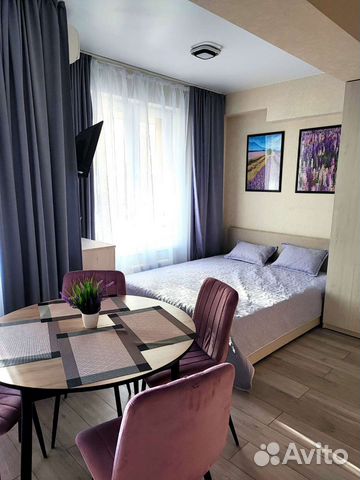 

Квартира-студия, 29 м², 2 кровати