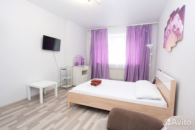 

1-к. квартира, 45 м², 2 кровати