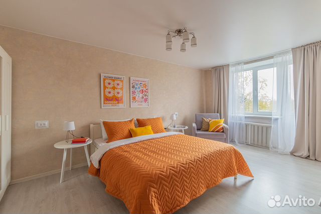 

1-к. квартира, 35 м², 2 кровати