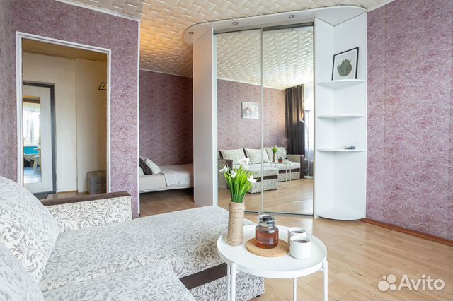

1-к. квартира, 33,5 м², 2 кровати