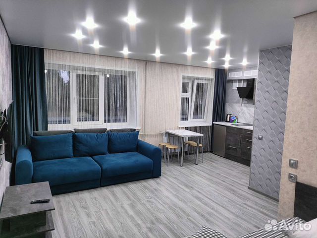 

Квартира-студия, 33 м², 2 кровати