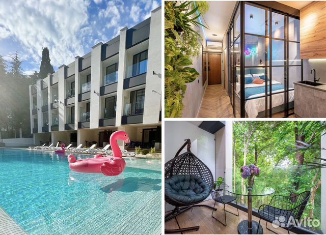 

Квартира-студия, 30 м², 2 кровати