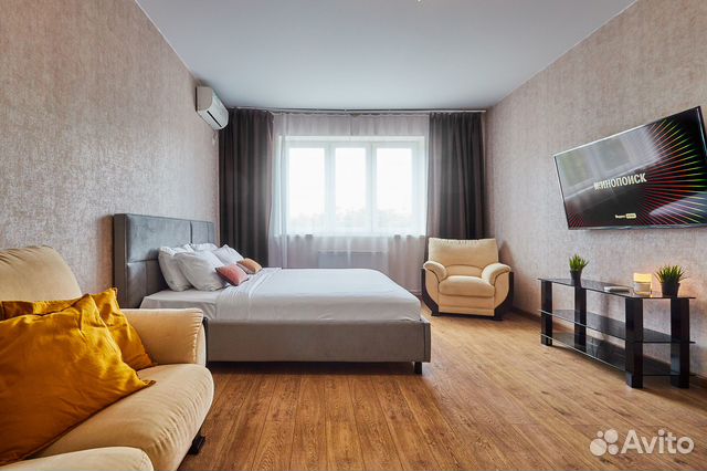 

1-к. квартира, 55 м², 3 кровати