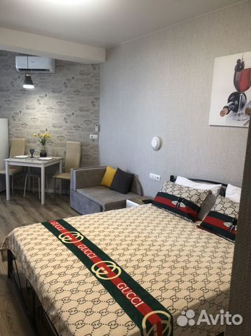 

Квартира-студия, 27 м², 2 кровати