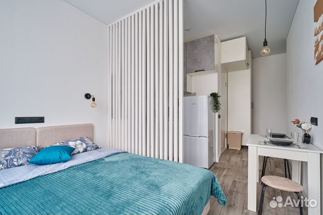 

Квартира-студия, 15 м², 1 кровать