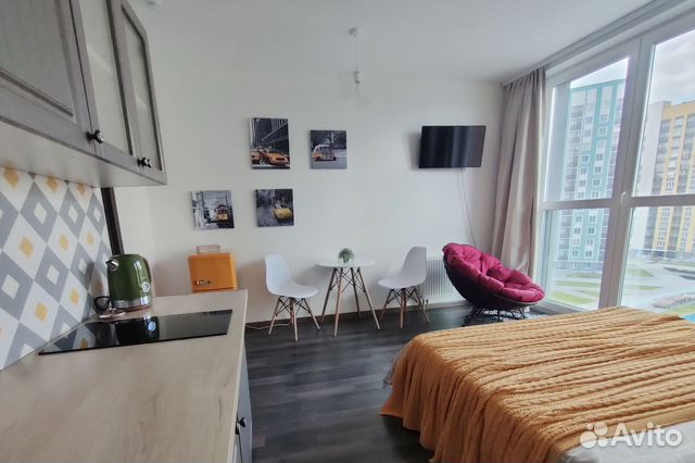 

Квартира-студия, 24 м², 1 кровать