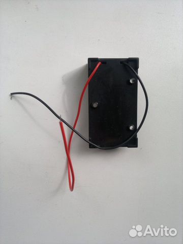 Крепление (держатель, бокс) для батарейки 9V/6F22