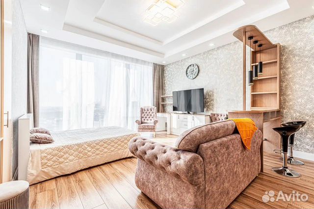 

Квартира-студия, 50 м², 3 кровати