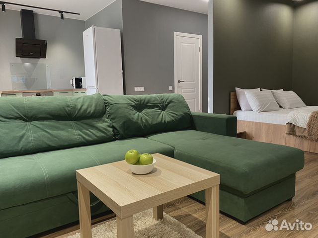 

Квартира-студия, 43 м², 2 кровати