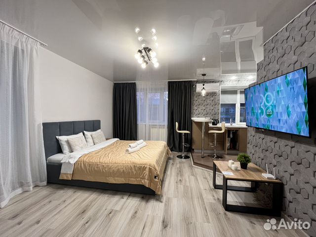 

Квартира-студия, 33 м², 2 кровати