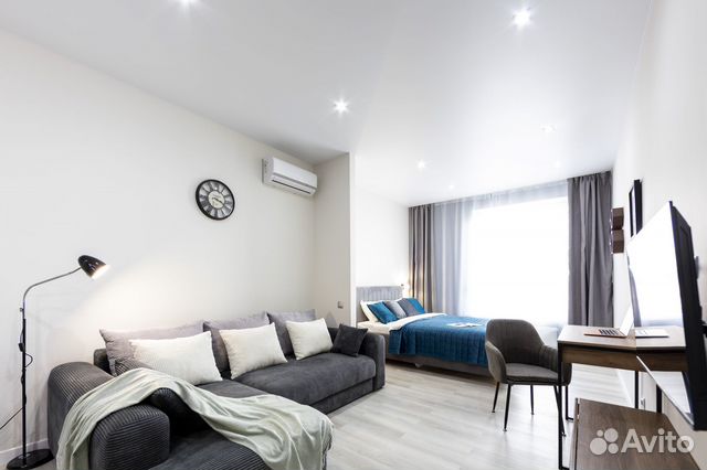 

Квартира-студия, 45 м², 2 кровати