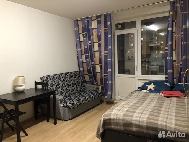 

Квартира-студия, 24 м², 1 кровать