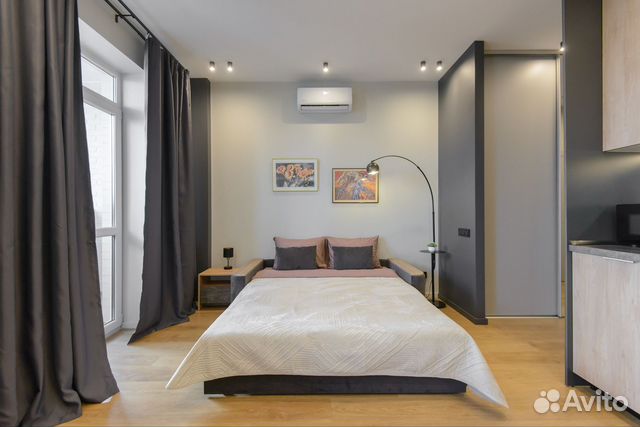 

Квартира-студия, 30 м², 1 кровать