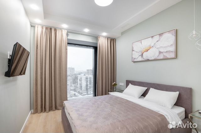 

1-к. квартира, 45 м², 2 кровати