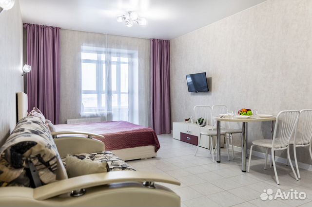 

Квартира-студия, 30 м², 2 кровати