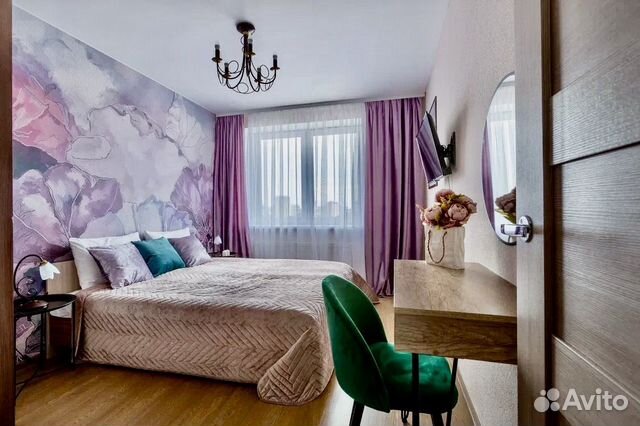 

1-к. квартира, 39,5 м², 2 кровати