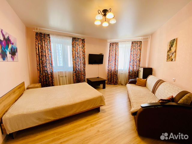 

1-к. квартира, 40 м², 2 кровати