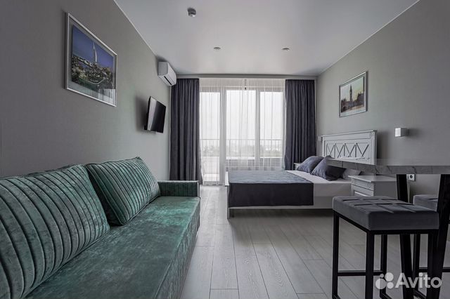 

Квартира-студия, 36 м², 2 кровати