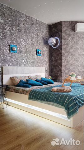 

1-к. квартира, 45 м², 2 кровати