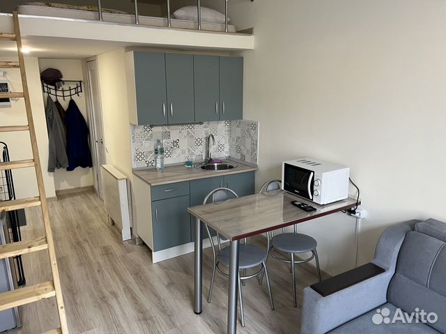 

Квартира-студия, 19 м², 2 кровати