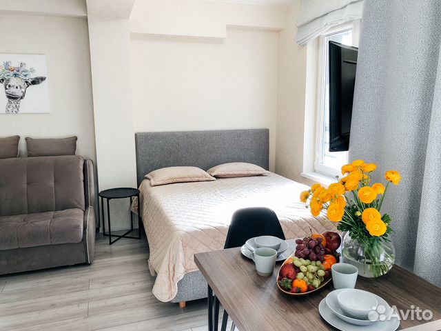

Квартира-студия, 28 м², 2 кровати