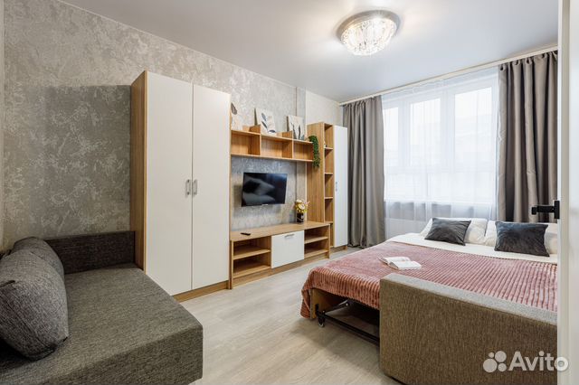 

1-к. квартира, 32 м², 2 кровати