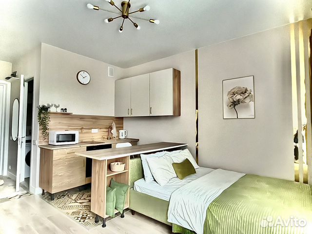 

Квартира-студия, 22 м², 1 кровать