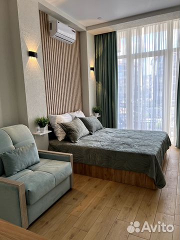 

Квартира-студия, 29 м², 2 кровати