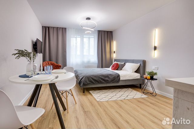 

Квартира-студия, 27 м², 1 кровать