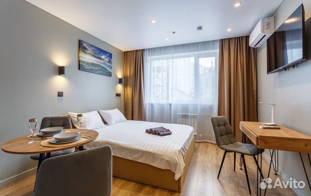 

Квартира-студия в апарт-отеле, 22 м², 1 кровать