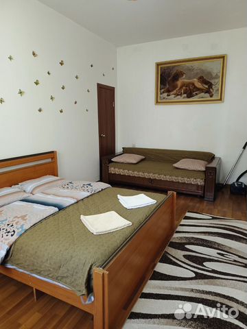 

1-к. квартира, 30 м², 2 кровати