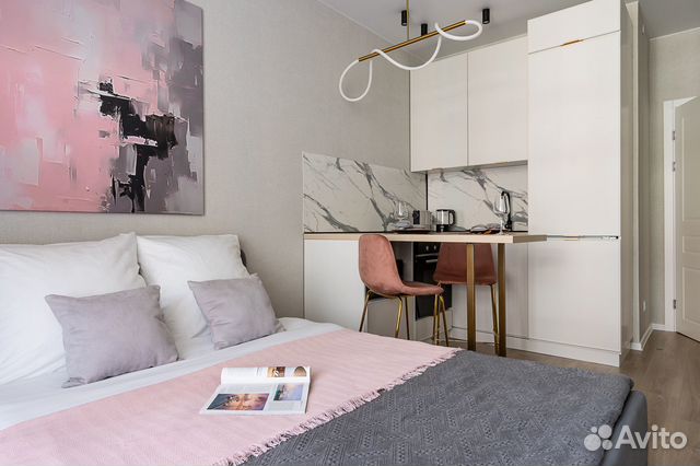 

Квартира-студия, 21,6 м², 1 кровать