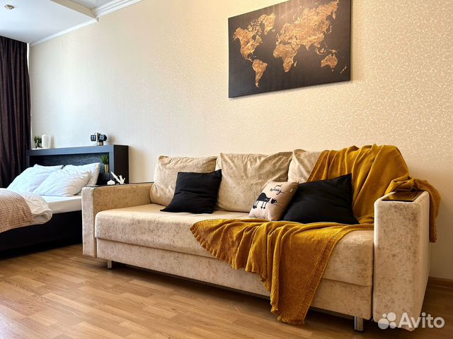 

1-к. квартира, 52 м², 3 кровати